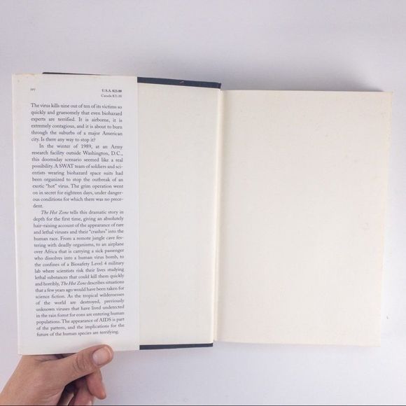 2/$30 - The Hot Zone - A Terrifying True Story by Richard Preston - Picture 2 of 12